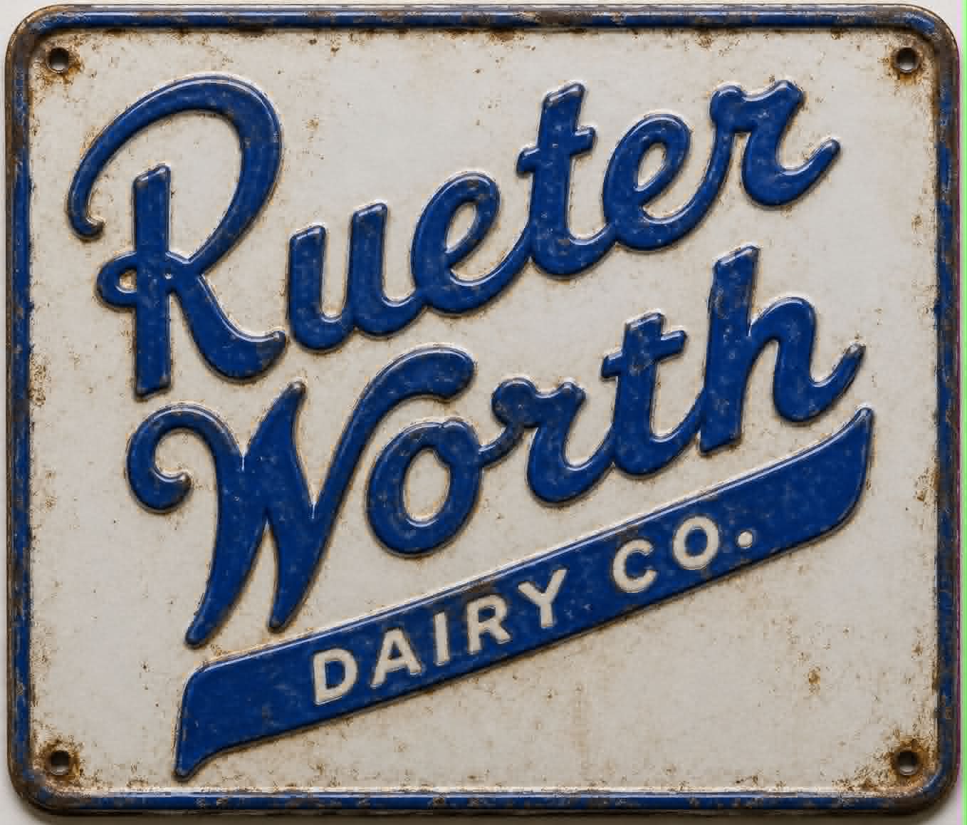 RUETER WORTH DAIRY CO.EVERGREEN PARK IL. 