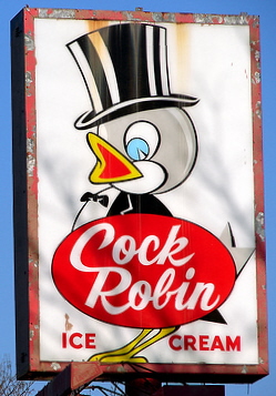  Cock Robin Ice Cream / Multiple Chicagoland area locations (196?-2007)
