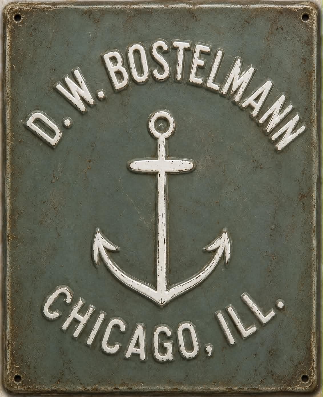 D. W.BOSTELMANN CHICAGO, IL. 