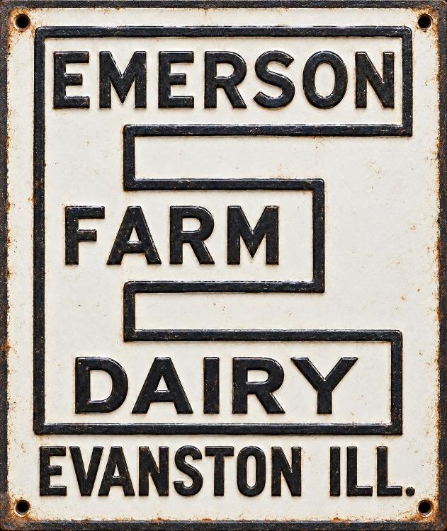 EMERSON FARM DAIRY EVANSTON, IL. 
