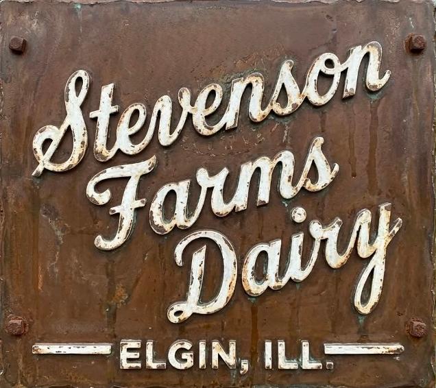 STEVENSON FARMS DAIRY ELGIN IL. 