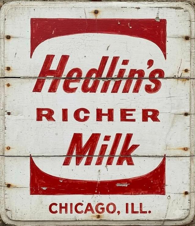 HEDLIN'S DAIRY CHICAGO 