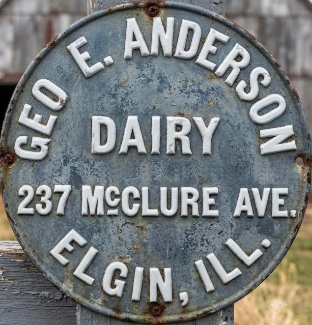 geo. e. anderson dairy elgin il.