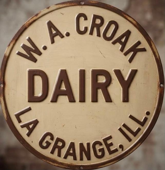 W. A. CROAK DAIRY LA GRANGE IL. 