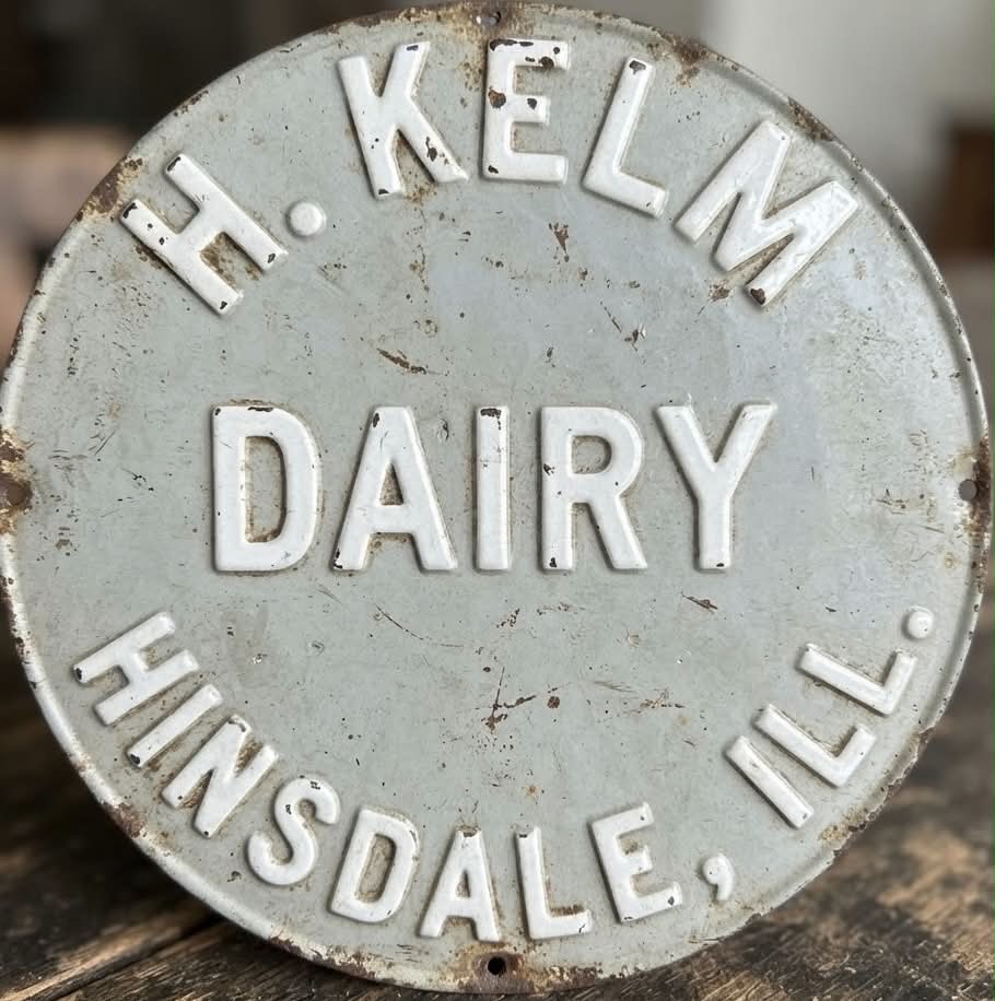 H. KELM DAIRY HINSDALE, IL. 