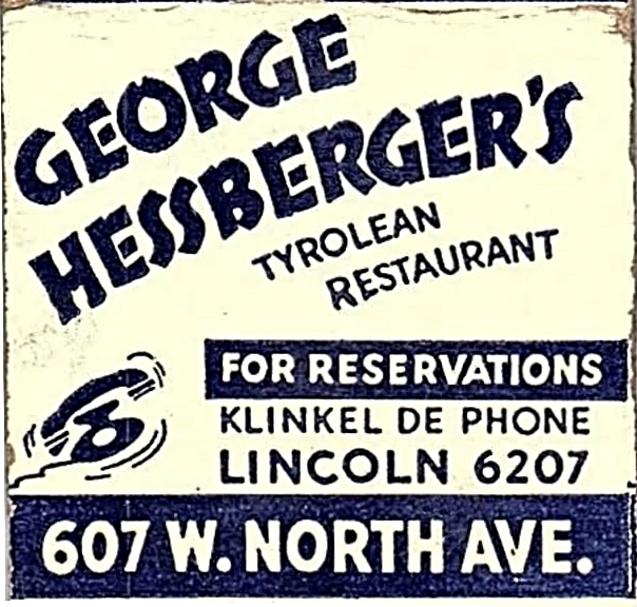 GEORGE HESSBERGER'S 