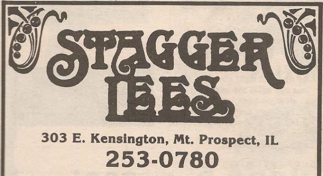 Stagger Lees Mt. Prospect Lee's