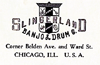 SLINGERLAND BANJO DRUM CHICAGO