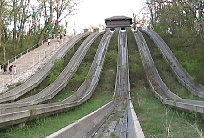 Swallow Cliff Toboggan Slides / Palos Park, IL.  (193?-2004)