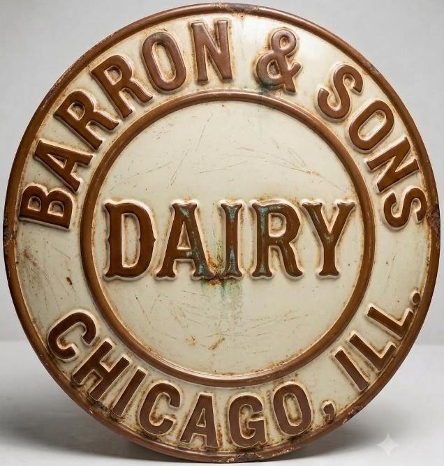 BARRON & SONS DAIRY CHICAGO, IL. 