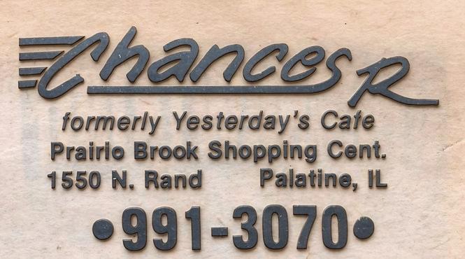 chances r palatine