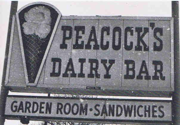 Peacock's dairy bar ice cream