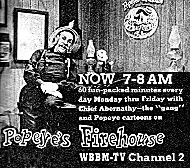 Popeye's Firehouse / WBBM-TV featuring Ray Rayner as Chief Abernathy & voices by John John Coughlin 